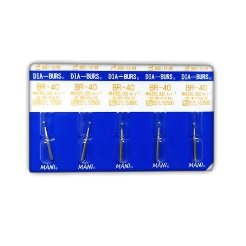 Mani Diamond Burs - Ball Round Type / BR Series (Pack of 5)