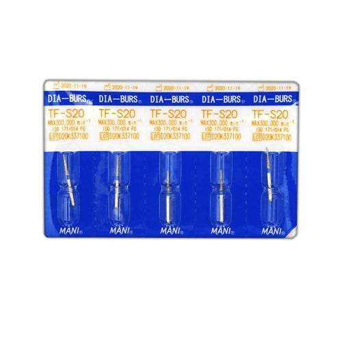 Mani Diamond Burs - S Series (Pack of 5)